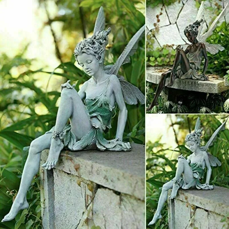 Outdoor Garden Fairy Playing F - Nutcracker Figurine 리뷰 및 가격