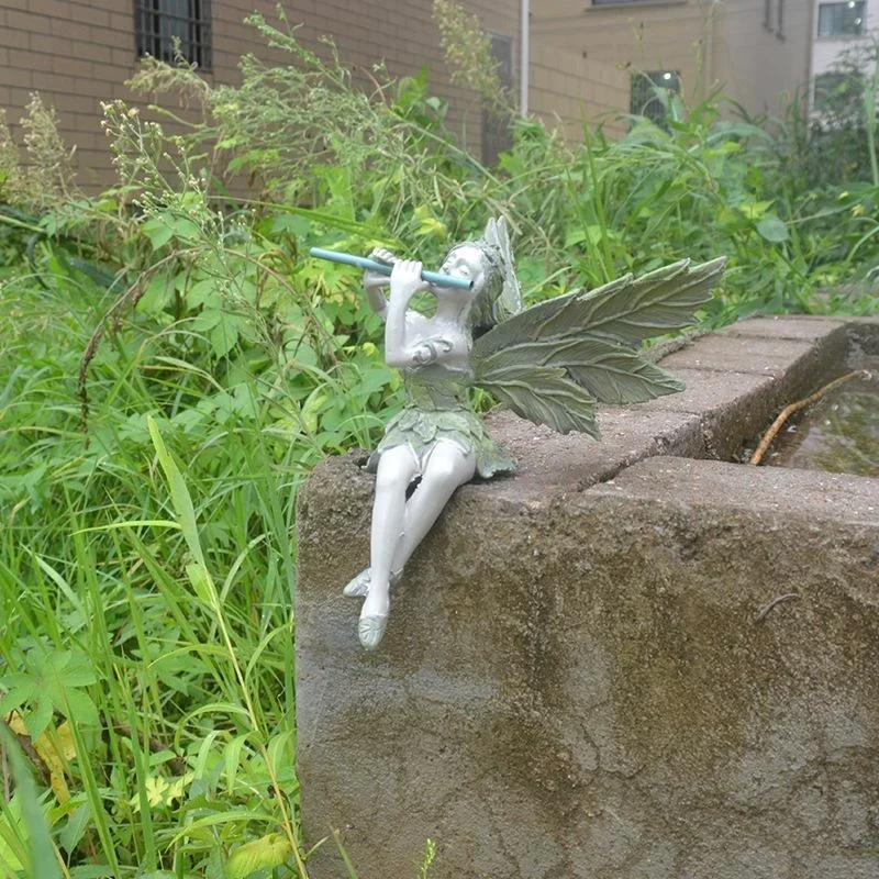 Outdoor Garden Fairy Playing F - Nutcracker Figurine 리뷰 및 가격