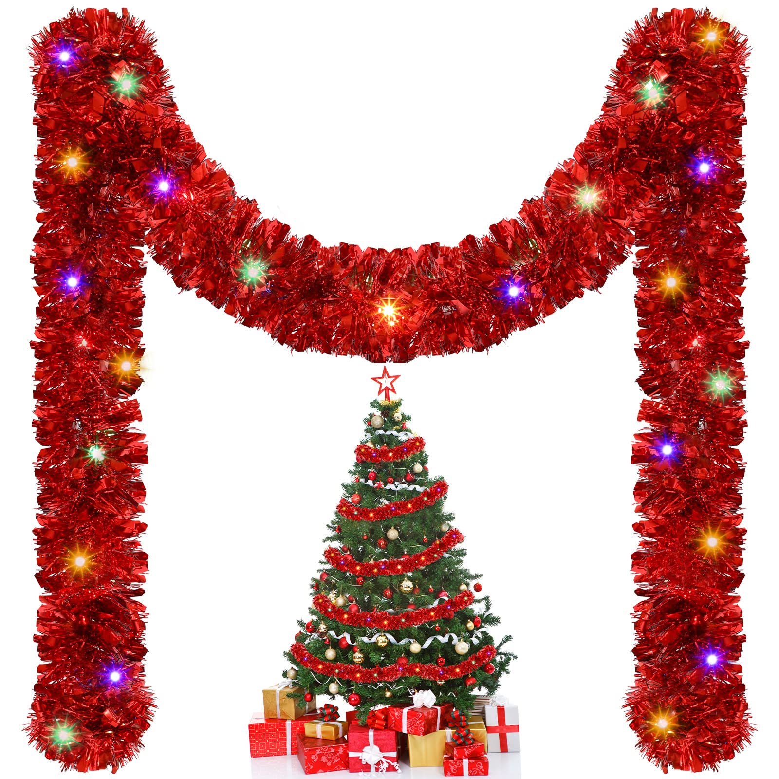 1/3pcs 5M Christmas Tinsel Gar - Tinsel Garland Decoration 리뷰 및 가격