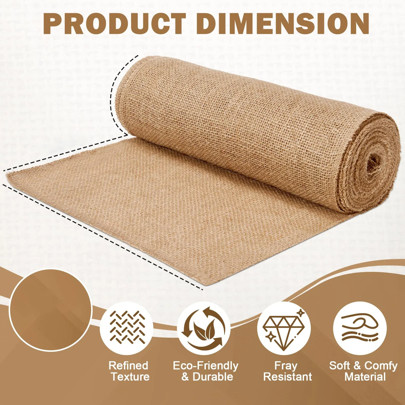 Natural Beige Burlap Roll 30cm - Christmas Table Runner 리뷰 및 가격