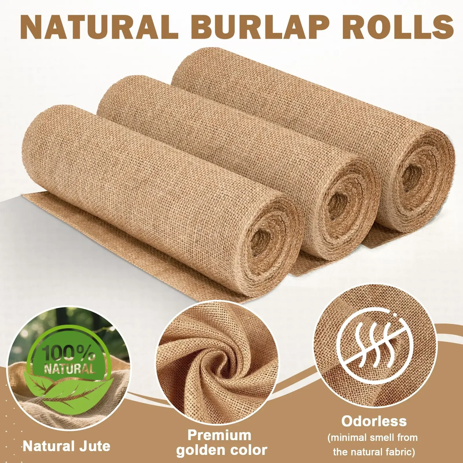 Natural Beige Burlap Roll 30cm - Christmas Table Runner 리뷰 및 가격