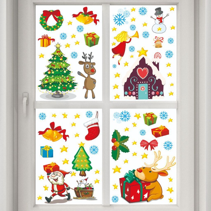 4pcs PVC Christmas Snowflake W - Snowflake Window Decal 리뷰 및 가격