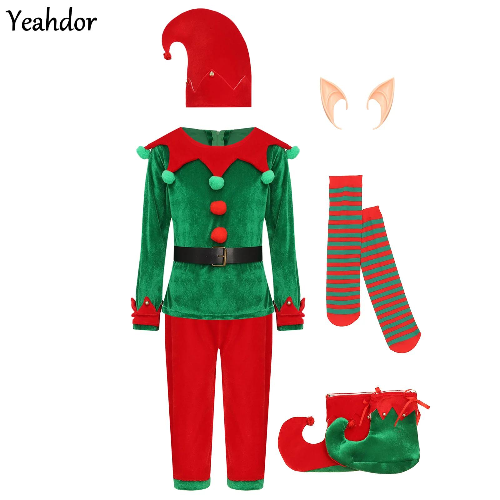 Boys Christmas Santa Claus Cos - Elf Costume Christmas 리뷰 및 가격