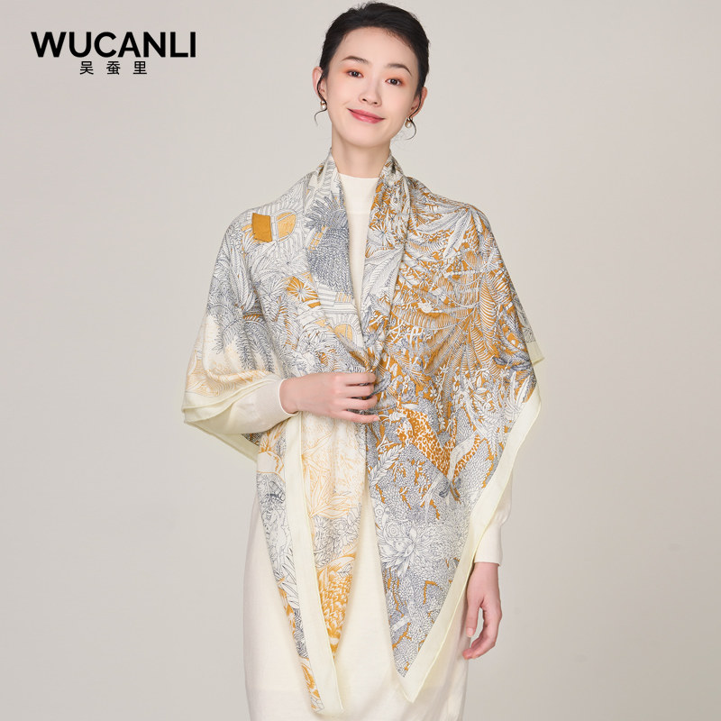 Silk & Wool Scarf Gift Box, Ca - Gift Box Wrap Set 리뷰 및 가격