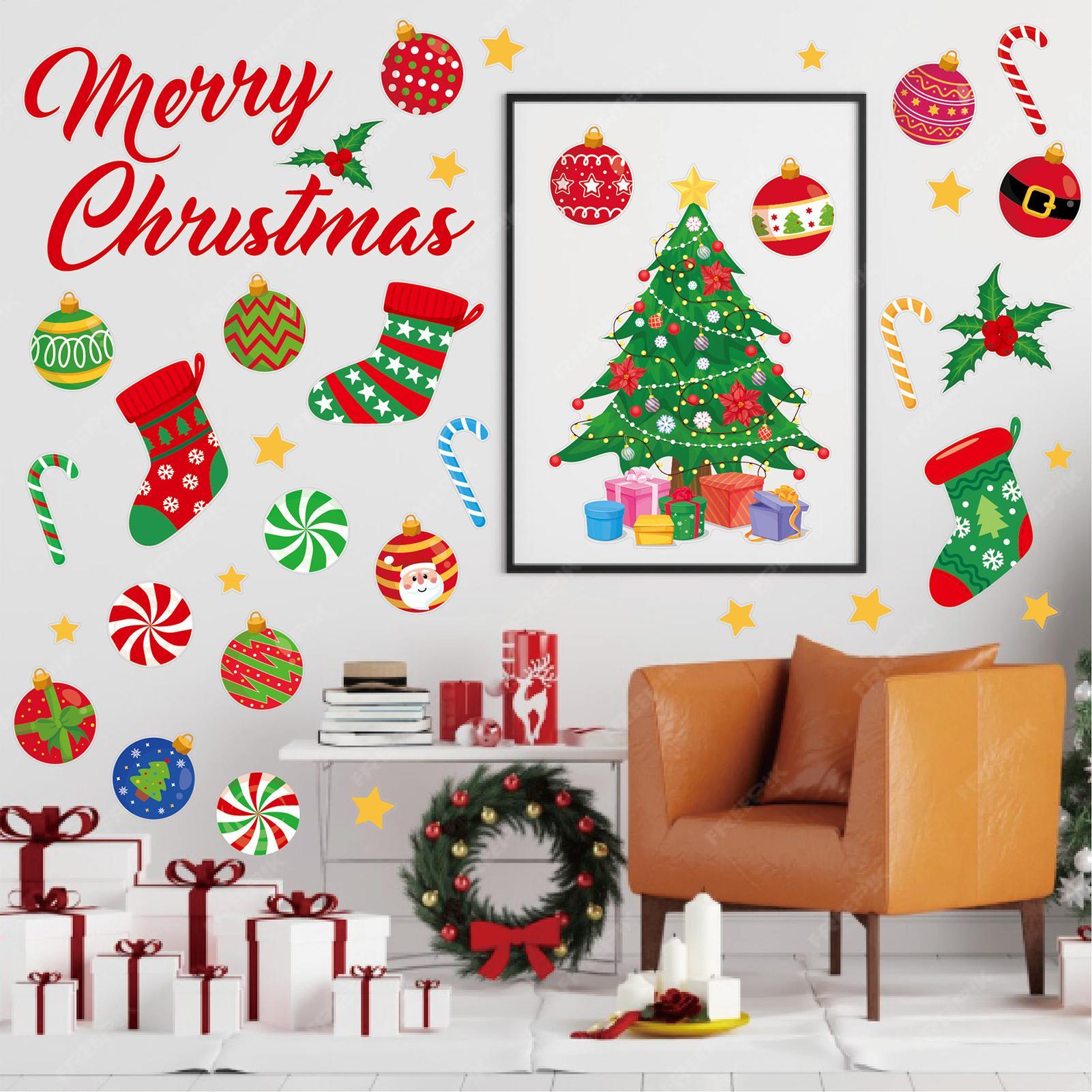 3 Pieces Christmas wall sticke - Snowflake Window Decal 리뷰 및 가격
