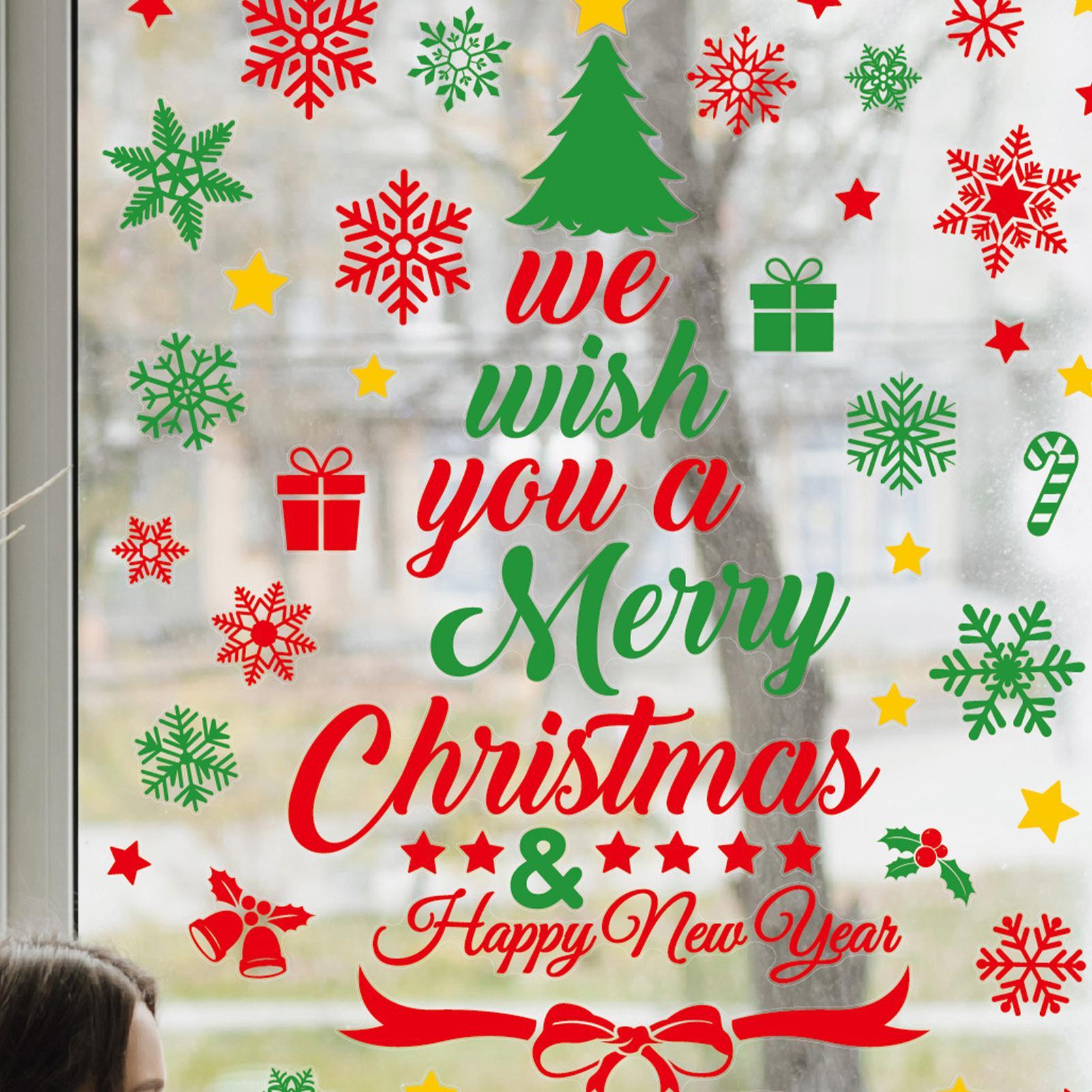 3 Pieces Christmas wall sticke - Snowflake Window Decal 리뷰 및 가격