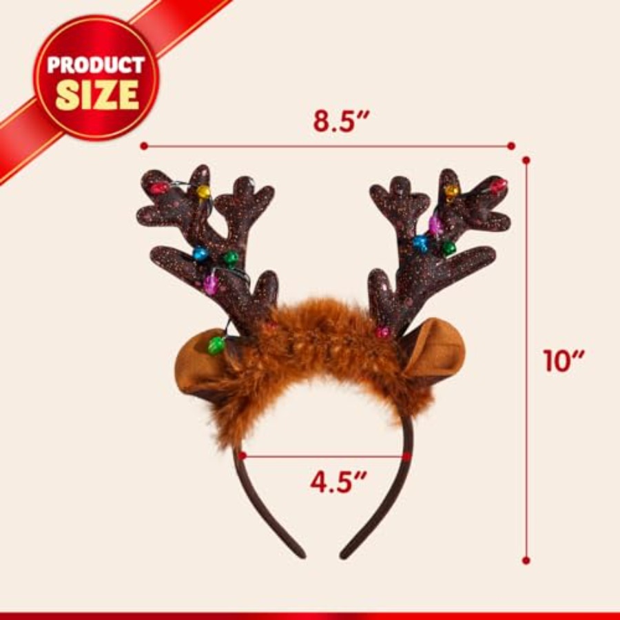 JOYIN Christmas 4PCS Reindeer  - Reindeer Antlers Headband 리뷰 및 가격
