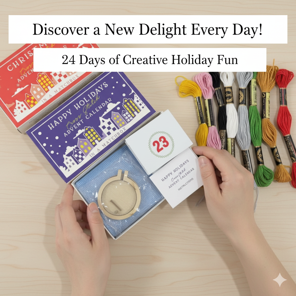 24 Days Countdown Cross Stitch - Advent Calendar Gift 리뷰 및 가격