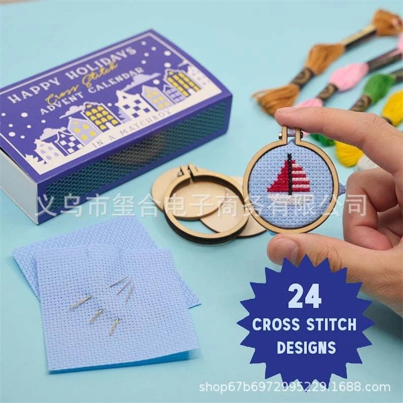 24 Days Countdown Cross Stitch - Advent Calendar Gift 리뷰 및 가격
