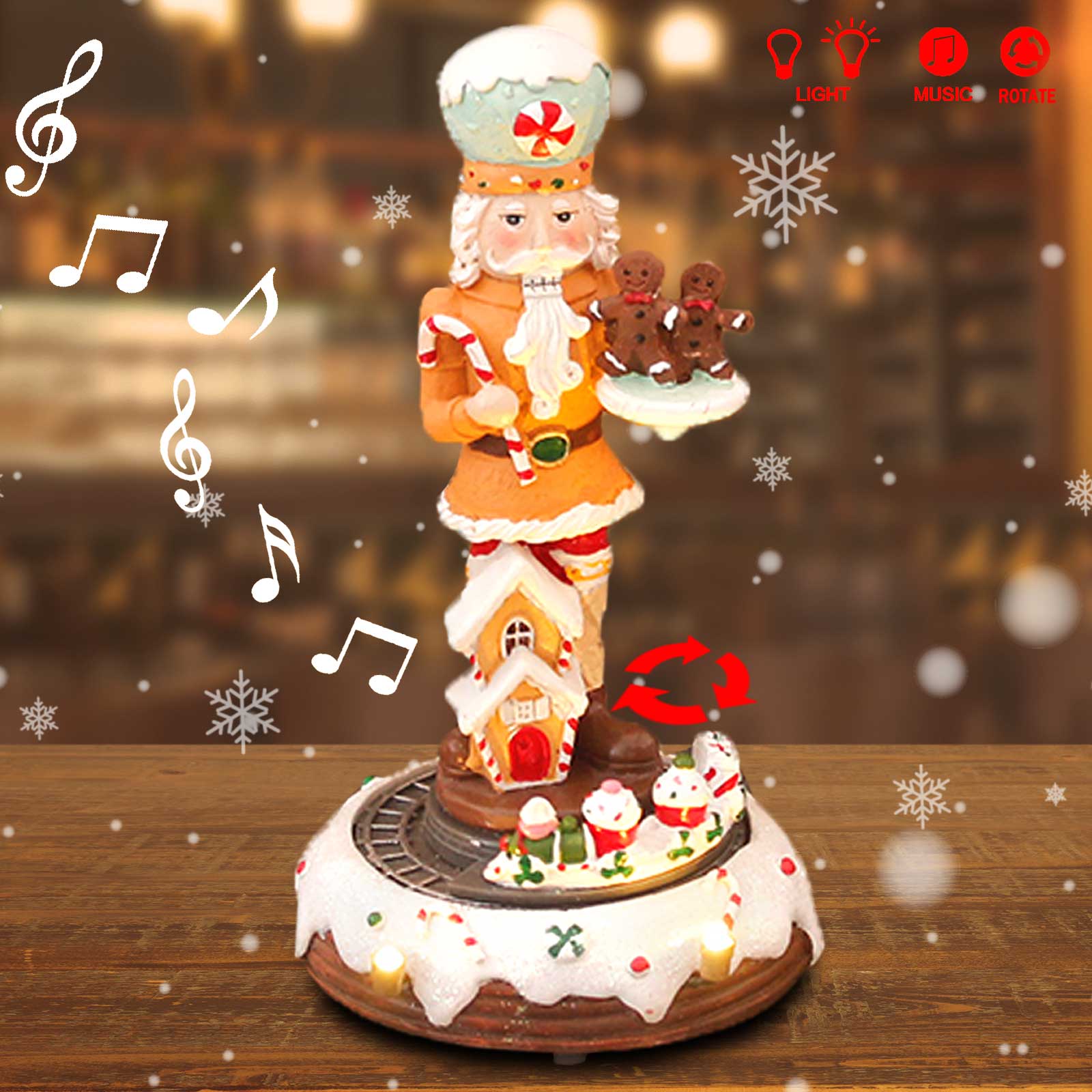 Christmas Gingerbread Nutcrack - Nutcracker Figurine 리뷰 및 가격