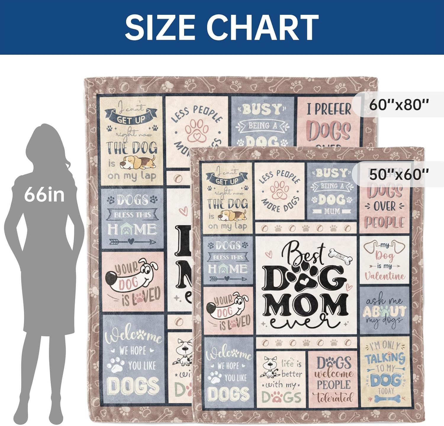 Best Dog Mom Blanket – Cozy Th - Christmas Throw Blanket 리뷰 및 가격