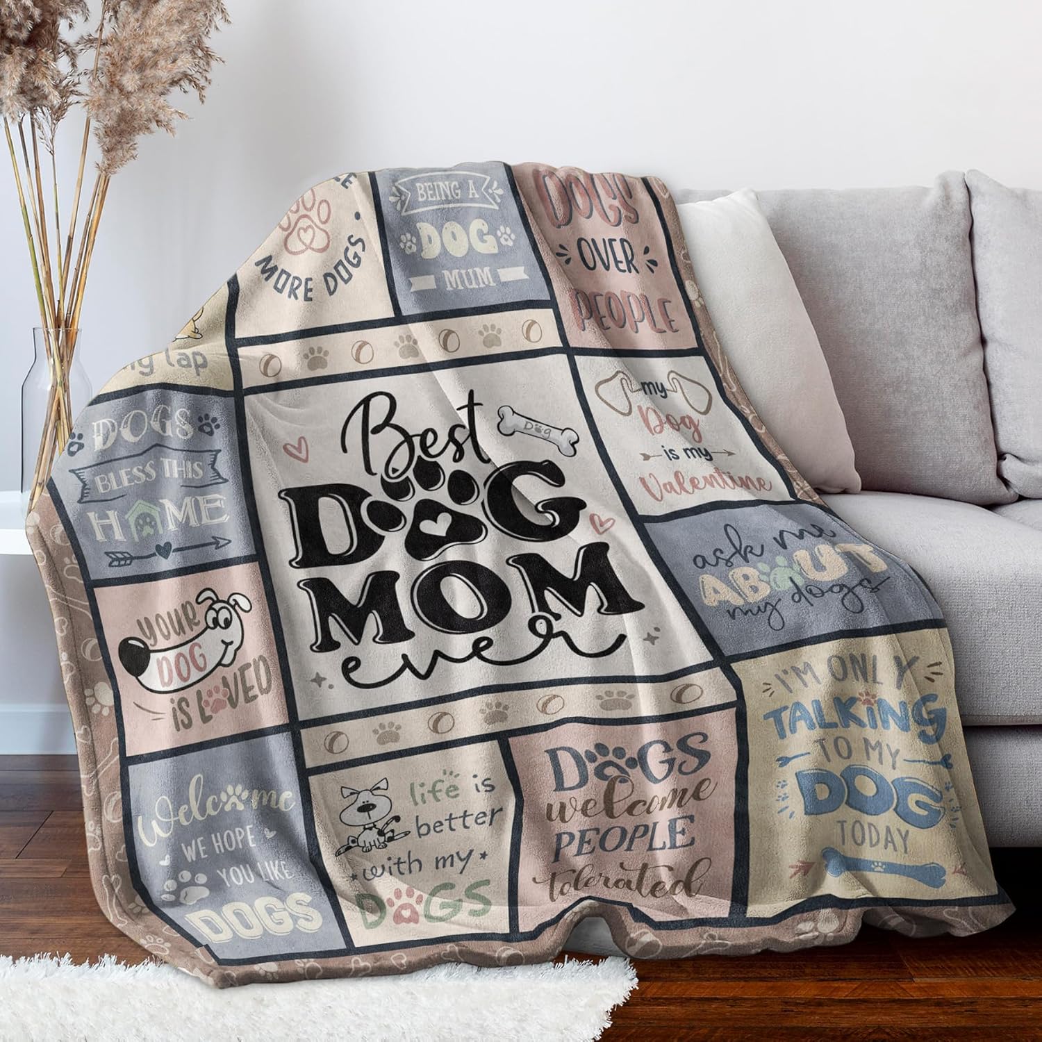 Best Dog Mom Blanket – Cozy Th - Christmas Throw Blanket 리뷰 및 가격