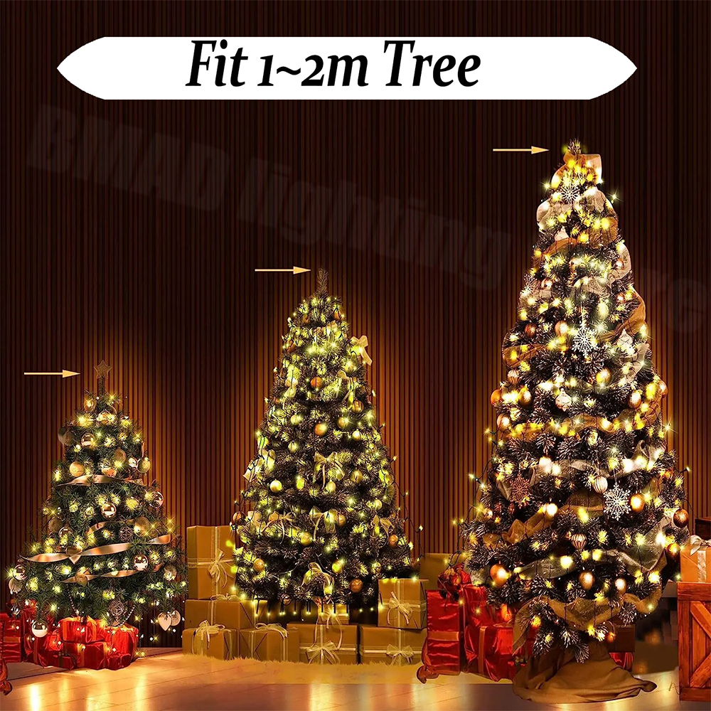 Christmas Tree Waterfall Light - Star Tree Topper 리뷰 및 가격