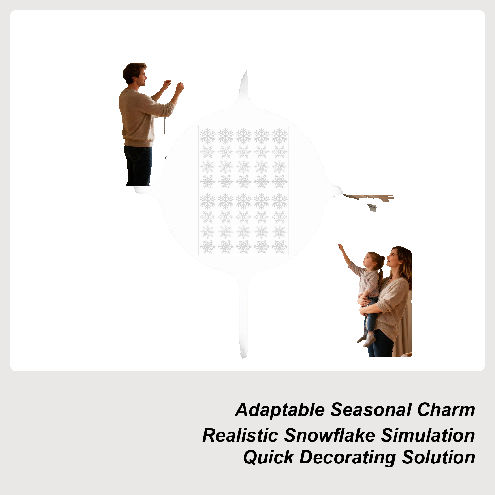Snowflake Window Clings Christ - Snowflake Window Decal 리뷰 및 가격