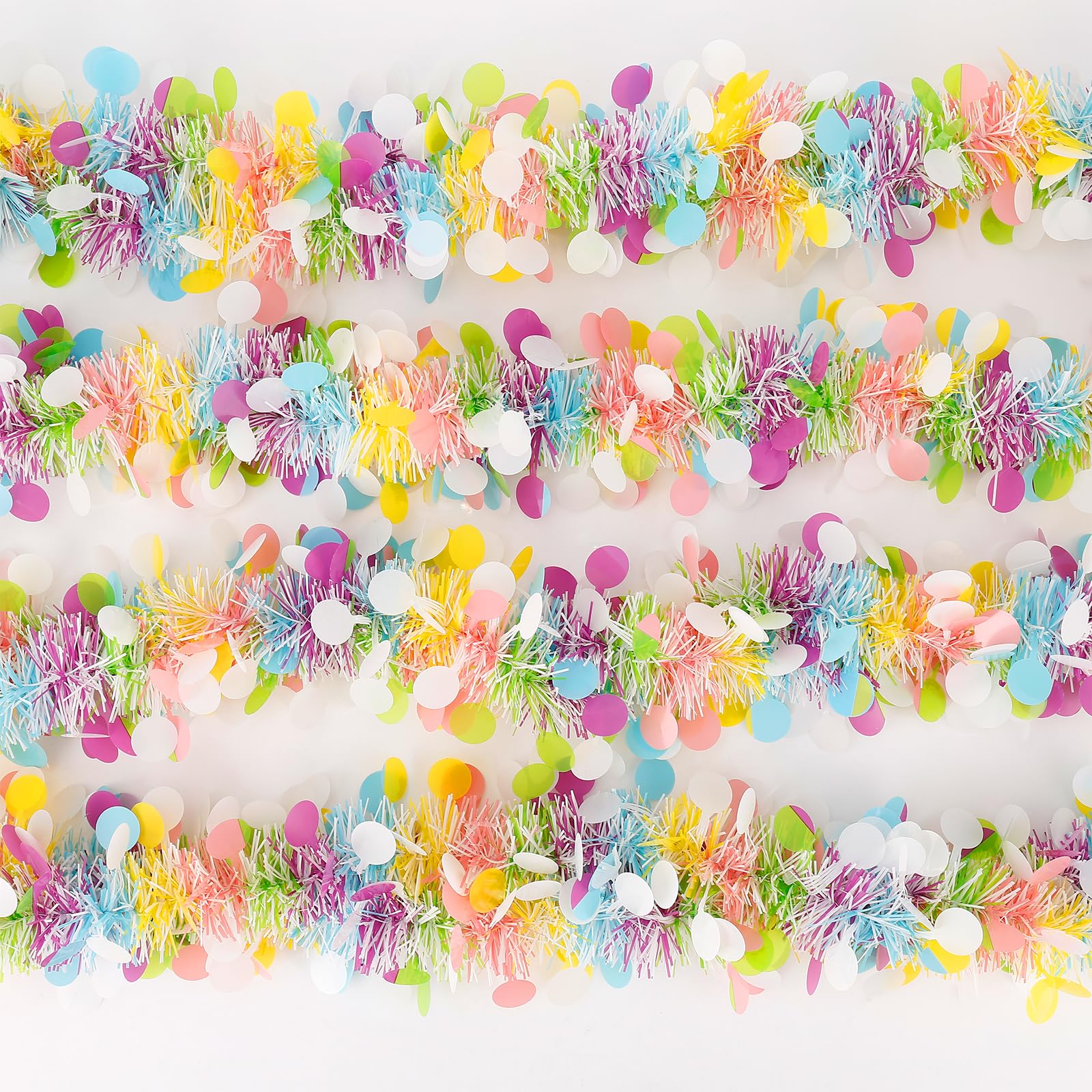 4pc Easter Tinsel Garlands Col - Tinsel Garland Decoration 리뷰 및 가격