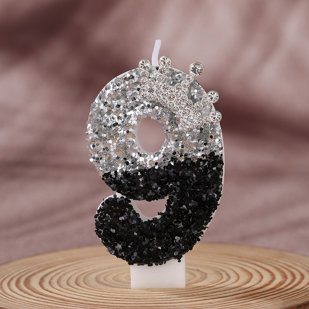 Black Silver Gradient Crown Ha - Holiday Candle Set 리뷰 및 가격