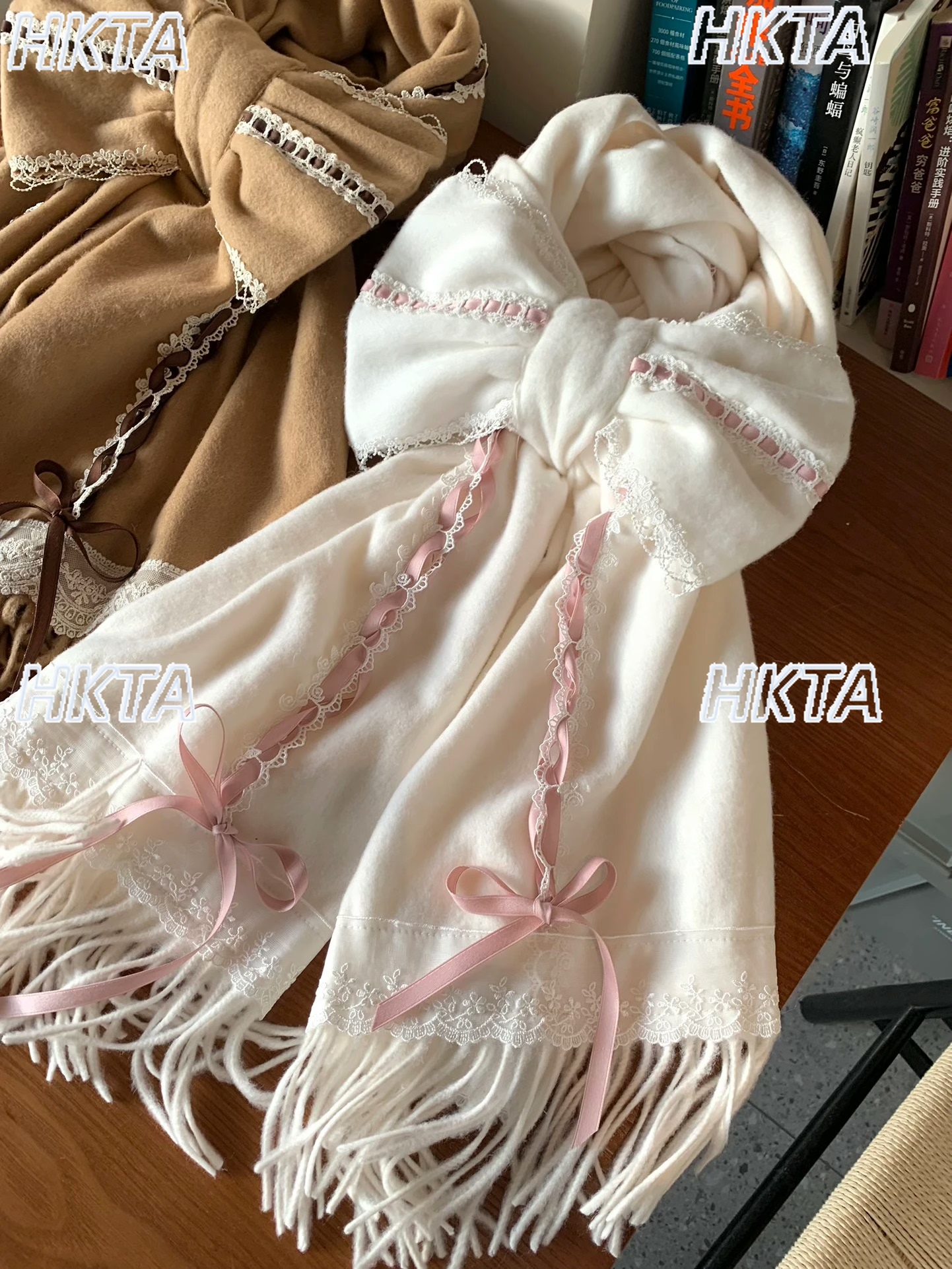 Cute Retro Ribbon Scarves Wome - Ribbon Bow Gift 리뷰 및 가격