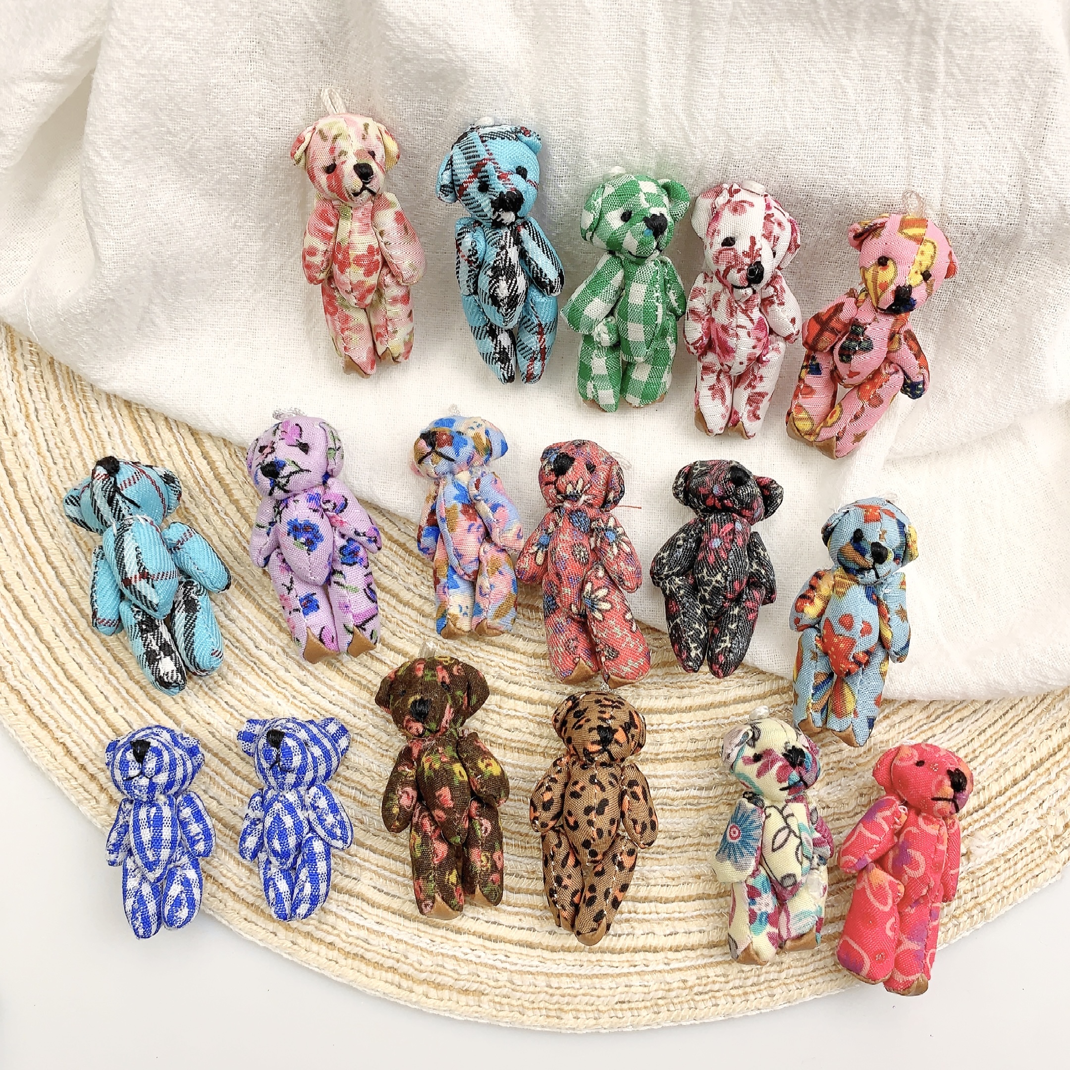 10pcs Mini Joint Bears Plush K - Christmas Throw Blanket 리뷰 및 가격