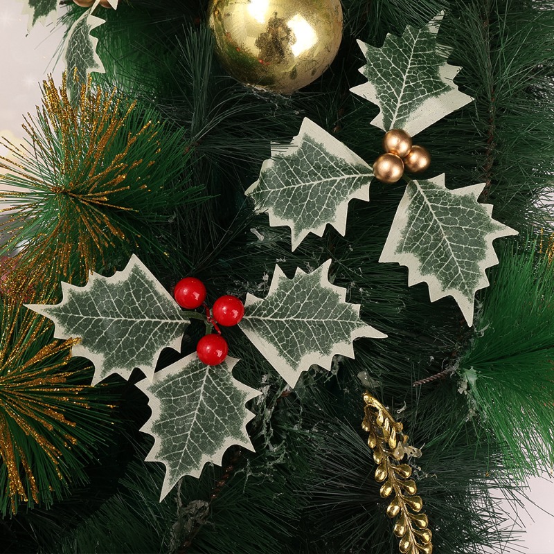 5-50pcs Christmas Holly Berrie - Christmas Wreath Fake 리뷰 및 가격