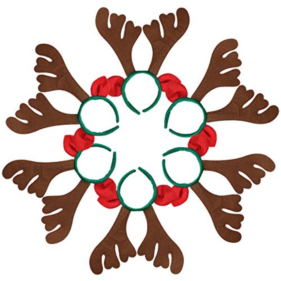 Max Fun 12Pcs Christmas Reinde - Reindeer Antlers Headband 리뷰 및 가격