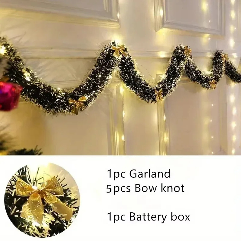Christmas Tinsel Garland Artif - Tinsel Garland Decoration 리뷰 및 가격