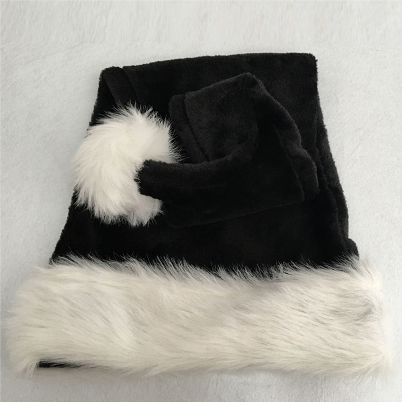 Christmas Santa Hat Black Long - Santa Hat Plush 리뷰 및 가격