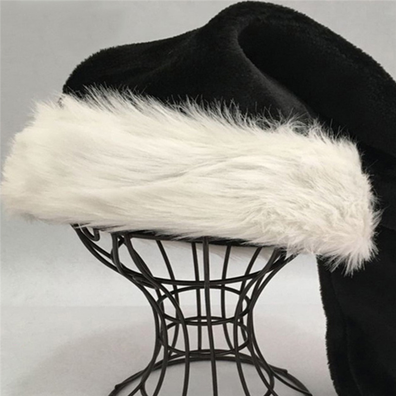 Christmas Santa Hat Black Long - Santa Hat Plush 리뷰 및 가격