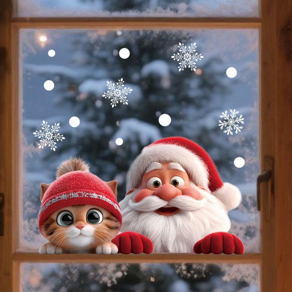 Christmas Window Door Mirror S - Snowflake Window Decal 리뷰 및 가격